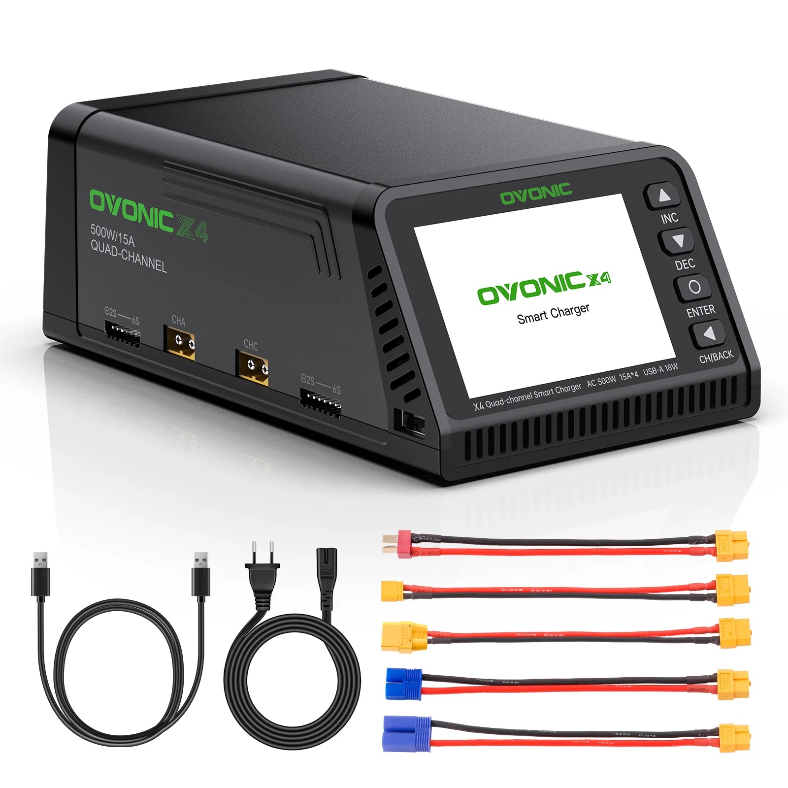 Ovonic X4 AC500W 4 Channel Sma - Drone Battery Smart 评论和价格