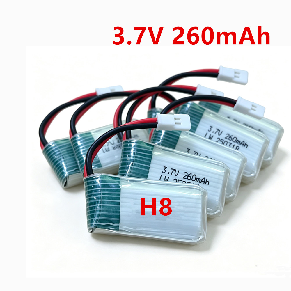 3.7V 260mAH Lipo Battery With  - Eachine Drone E010 评论和价格